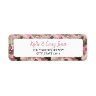 Kleine Jager Eend Jacht Camo Meisje Baby Shower Etiket