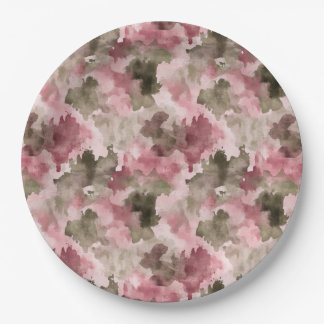 Kleine Jager Eend Jacht Camo Meisje Baby Shower Papieren Bordje