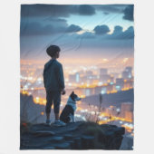 kleine jongen fleece deken (Voorkant)