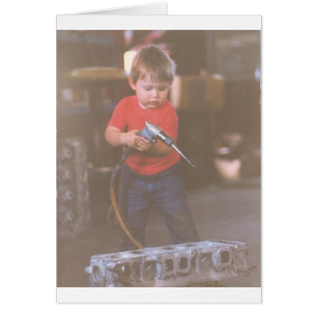 Kleine jongen met gereedschap (Voorkant)