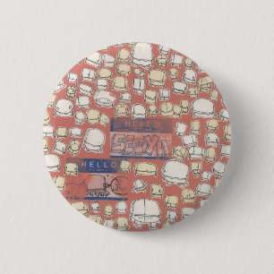 Kleine jongens overal ronde button 5,7 cm