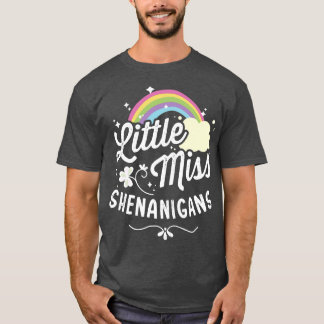 Kleine juffrouw-shenanigans voor meisjes en vrouwe t-shirt