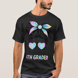 Kleine juffrouw Vierde Grade Meisje terug naar sch T-shirt