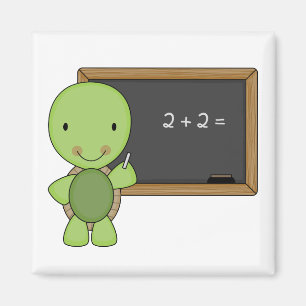 kleine kaardschildpad magneet