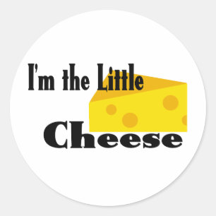 Kleine kaas ronde sticker