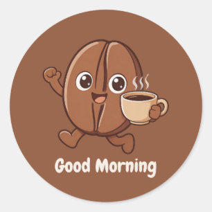 Kleine Kaka – Goedemorgen  Ronde Sticker