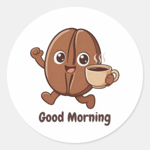 Kleine Kaka – Goedemorgen Ronde Sticker