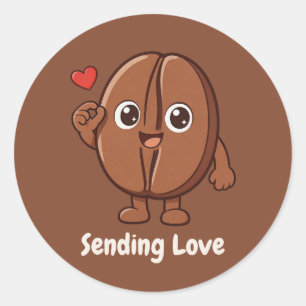 Kleine Kaka – Liefde Sturen Ronde Sticker