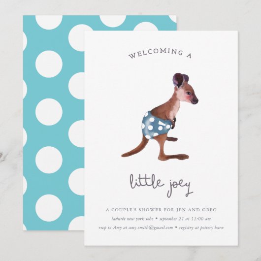 Kleine kamer in aqua (aangepaste tekst) kaart (Voorkant / Achterkant)