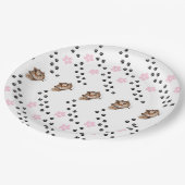 Kleine kartonnen zak papieren bordje (Gekanteld)