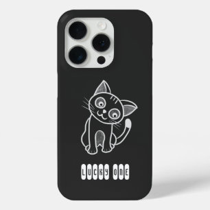 Kleine kat iPhone 15 pro case