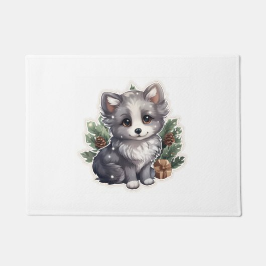 Kleine kat deurmat (Voorkant)