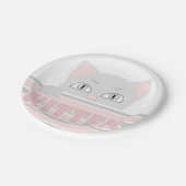 Kleine kat papieren bordje (Gekanteld)