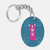 Kleine kat sleutelhanger (Voorkant Links)