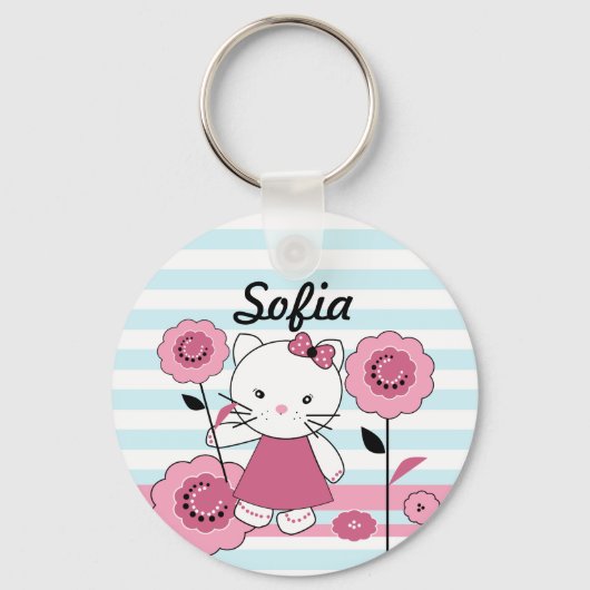 Kleine Kat Sleutelhanger (Voorkant)