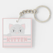 Kleine kat sleutelhanger (Achterkant)