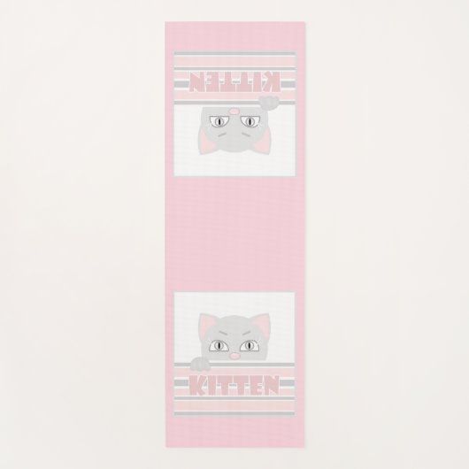 Kleine kat yogamat (Voorkant)