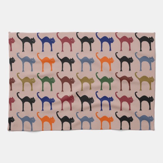 kleine katten theedoek (Horizontaal)