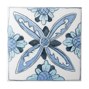 Kleine keramische tegel op Sicilië geïnspireerde " Tegeltje