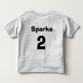 Kleine kerel kinder shirts (Achterkant)