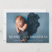 Kleine kerstkaart aankondiging (Voorkant)