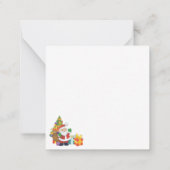 Kleine kerstkaart met motief notitiekaartje (Achterkant)