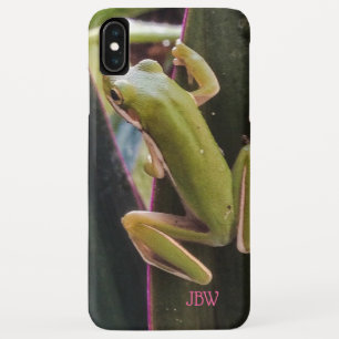 Kleine kikker in de tuin iPhone XS max hoesje