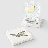 Kleine kikkerolie verf, steenOnderzetter Stenen Onderzetter (Zijkant)