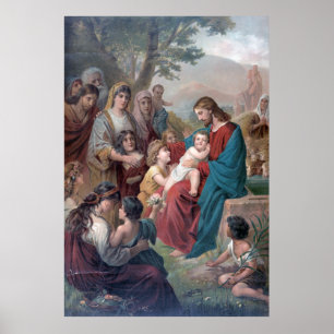 Kleine kinderen die me moeten bereiken (1892) poster