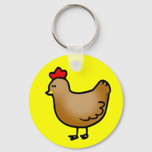 Kleine kip sleutelhanger