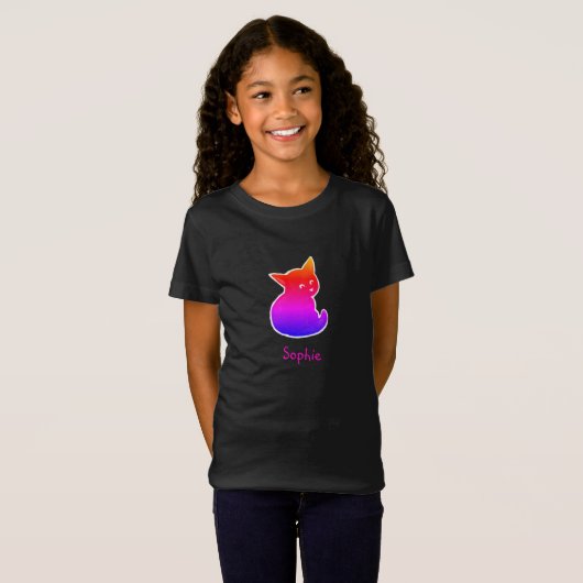 Kleine kitten t-shirt (Voorkant volledig)