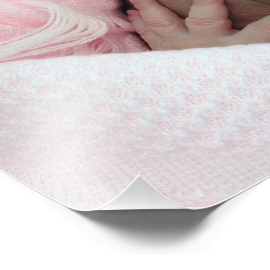 Kleine kleine vingers foto afdruk (Hoek)