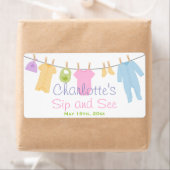 Kleine kleren Baby Sip en See Etiket (Insitu)