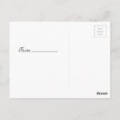 Kleine kleurige huizen Curaçao Briefkaart (Achterkant)