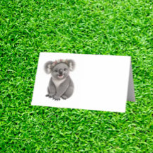kleine koala plaatskaart