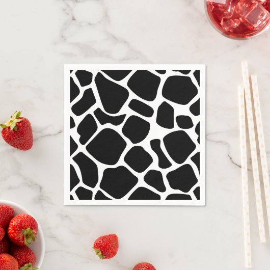 Kleine Koe afdrukken Baby shower papier servetten (Insitu)