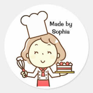 Kleine koks kerstmis ronde sticker