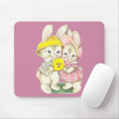 Kleine konijnen muismat (Met muis)