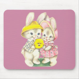 Kleine konijnen muismat