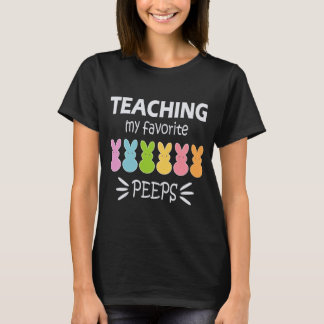 Kleine Konijntjes Pasen Leraar T-Shirt