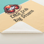 Kleine krab sherpa deken (3/4)