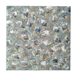 Kleine kristallen Tegel Trivet Tegeltje