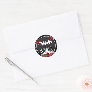 Kleine kroon ronde sticker