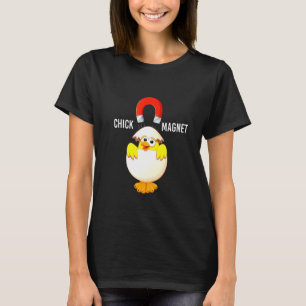 Kleine Kuiken Magneet Paas Kuikens Grap Fun Kip T-shirt