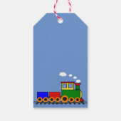 Kleine Label met cadeau voor treinontwerp Cadeaulabel (Achterkant)