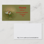 Kleine ladybug-visitekaartje visitekaartje (Voorkant / Achterkant)