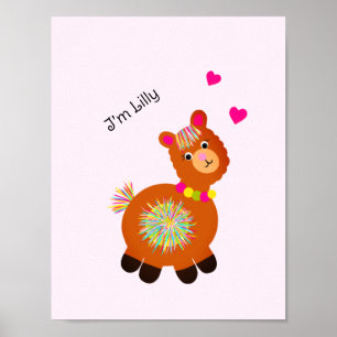 Kleine Lama Poster