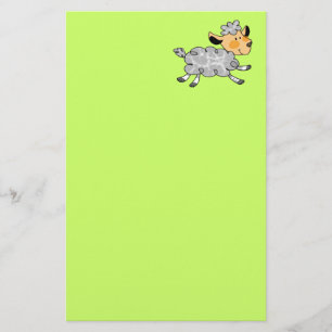 Kleine lammeren briefpapier