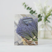 Kleine lavenblikjes briefkaart (Staand voorkant)