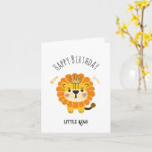 Kleine leeuw kaart (Gele Bloem)